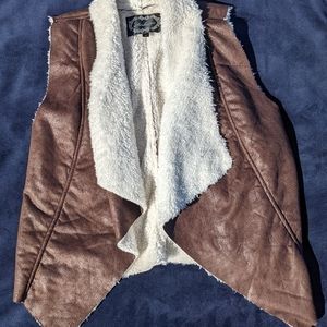 Ambiance Faux Leather Vest